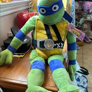 Teenage Mutant Ninja Turtles “Leonardo” Plush Toy - Green and Blue